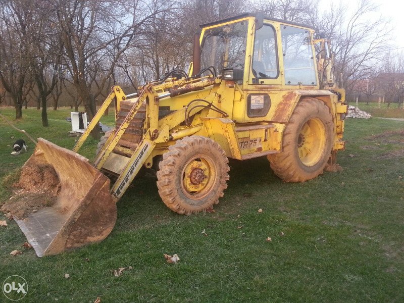 Torpedo traktori - Torpedo GTR 75 backhoe, poznata i kao kombinirka